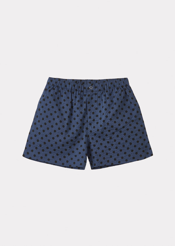 caramel APIUM SHORTS - BLACK POLKA DOT