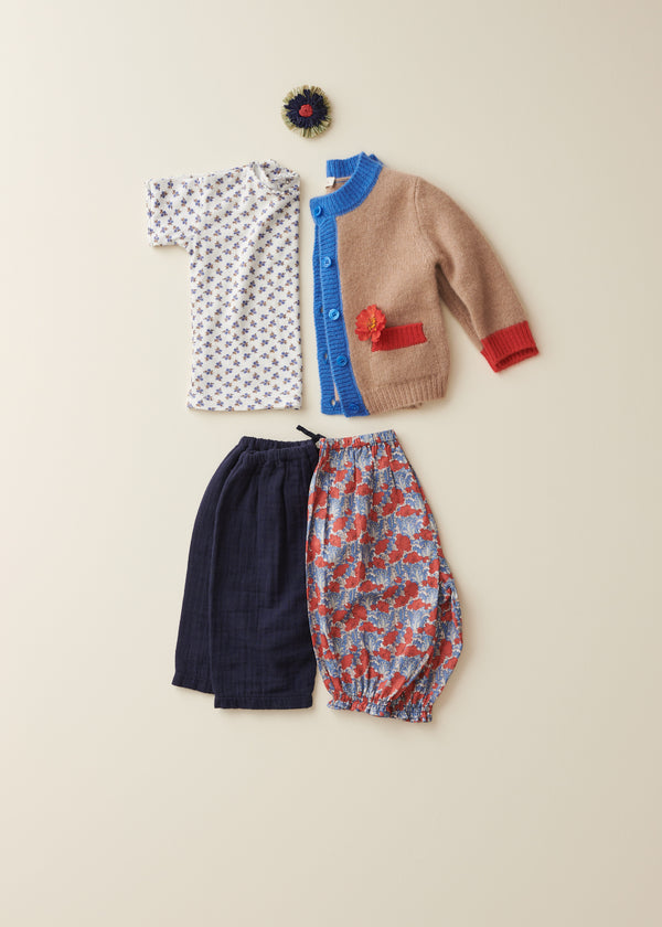 Caramel ARNICA BABY TROUSERS - BLUE/RED