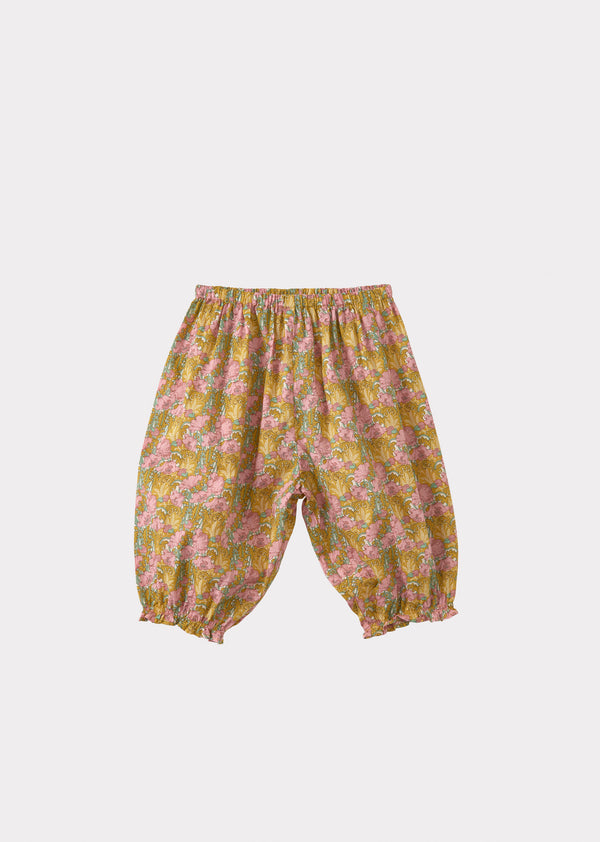 Caramel ARNICA BABY TROUSERS - PINK/YELLOW