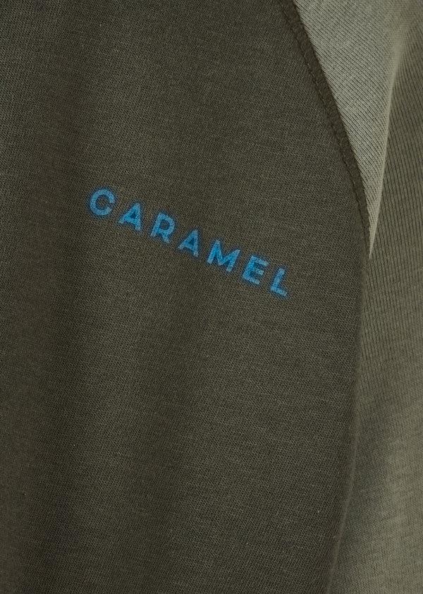 Caramel AXEL BABY T-SHIRT - KHAKI / SOFT GREEN / BLUE