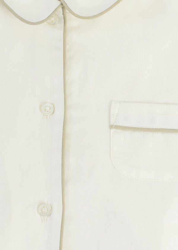 Caramel BABY PYJAMA - BLANC DE MEUDON