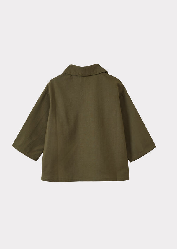 Caramel BERGAMOT SHIRT - KHAKI