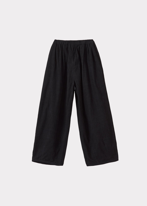 Caramel BOBBY CHILDREN'S COTTON TROUSERS - BLACK