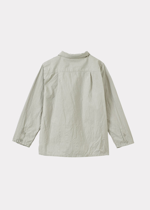 Caramel BULLSHARK CHILDREN'S COTTON SHIRT - GREY