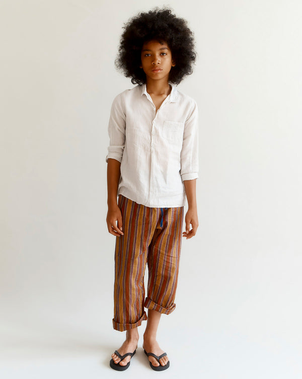 Caramel BULLSHARK CHILDREN'S COTTON SHIRT - GREY