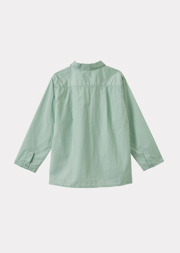 Caramel BULLSHARK CHILDREN'S COTTON SHIRT - MINT