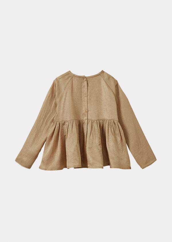 Caramel CALLIOPE PARTY BLOUSE - TOFFEE