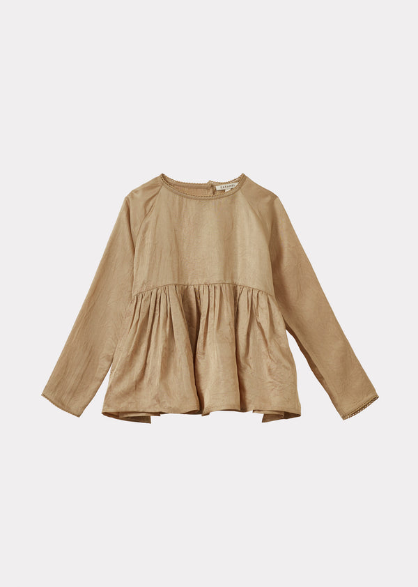 caramel CALLIOPE PARTY BLOUSE - TOFFEE
