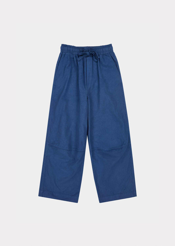 caramel CAPER TROUSER - INDIGO
