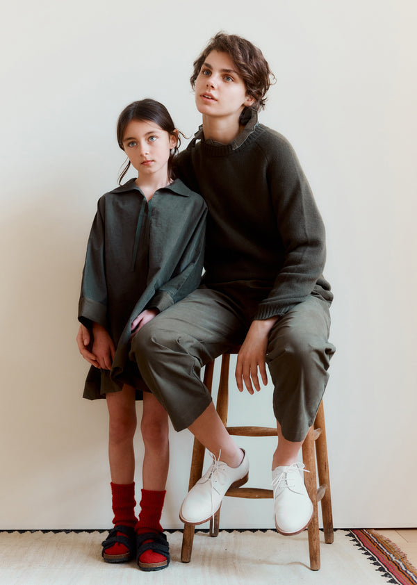 Caramel CHICHESTER WOMEN'S COTTON TROUSERS - KHAKI