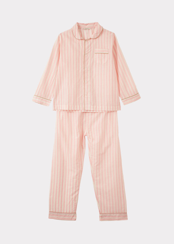 caramel CHILD PYJAMA SET - CANDY PINK STRIPE