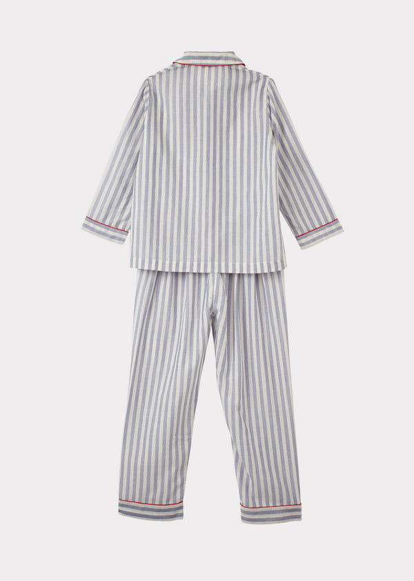 Caramel CHILD PYJAMA SET - INDIGO BLUE STRIPE