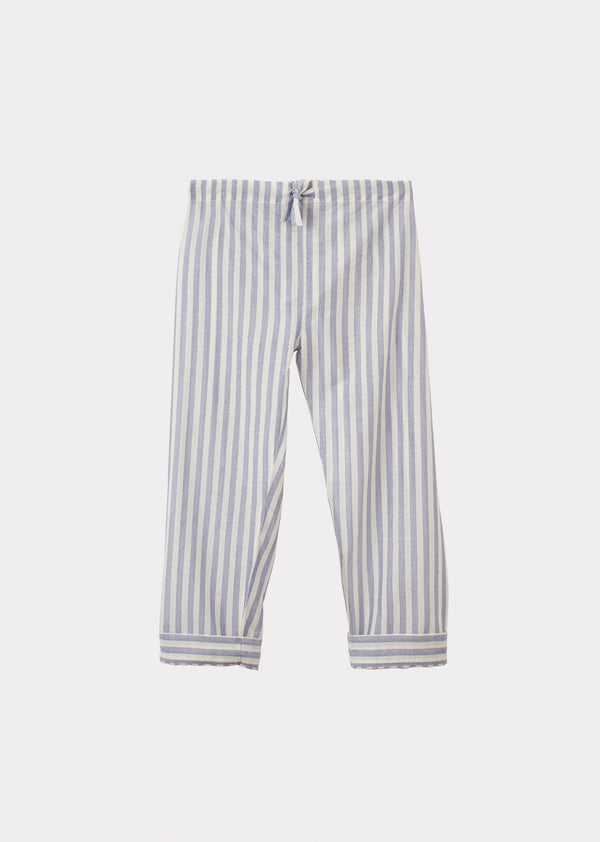 Caramel CHILD PYJAMA SET - INDIGO BLUE STRIPE