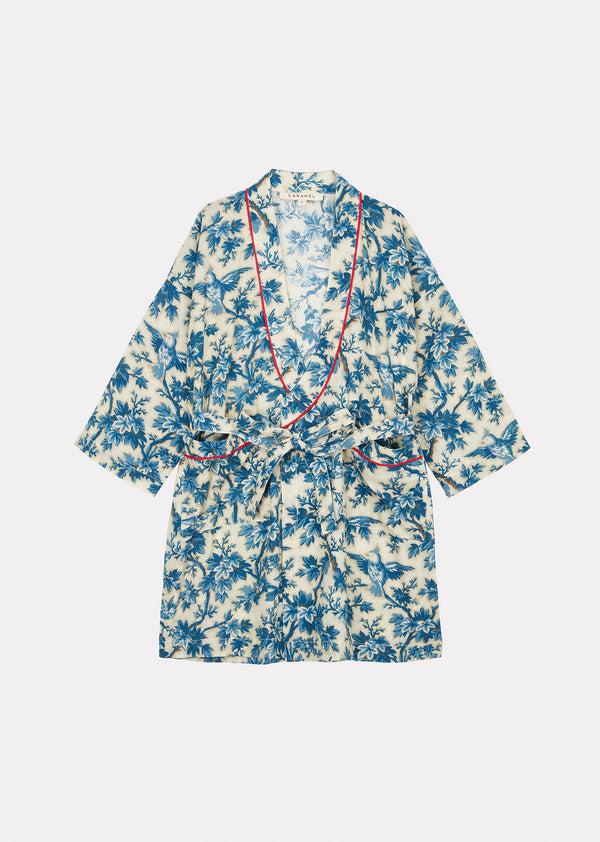 caramel CHILD ROBE - TREE TOP PRINT