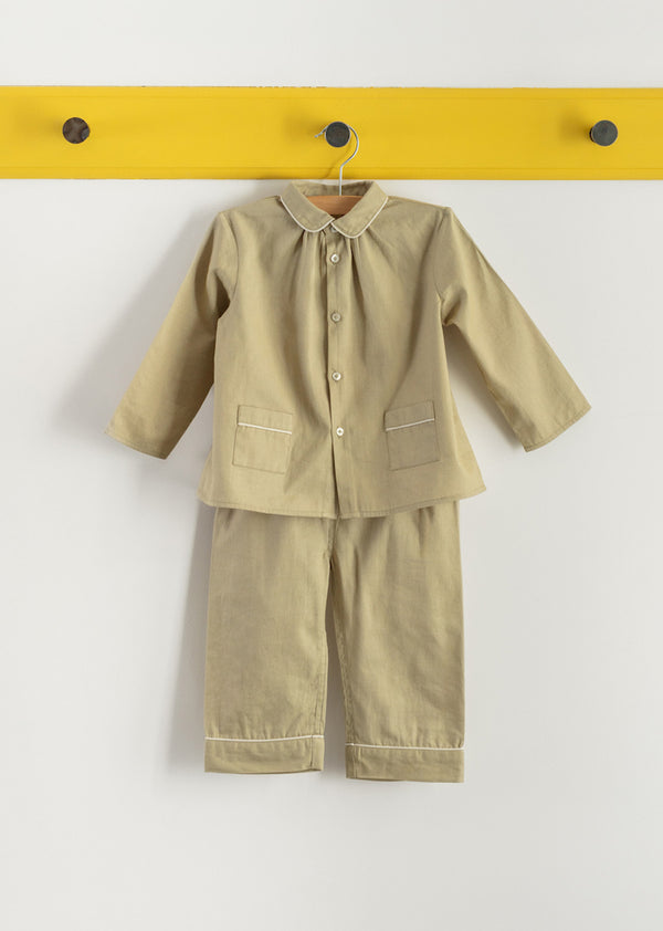 caramel CHILDREN PYJAMA H23 - VERT 77 RUE DE VARENNE