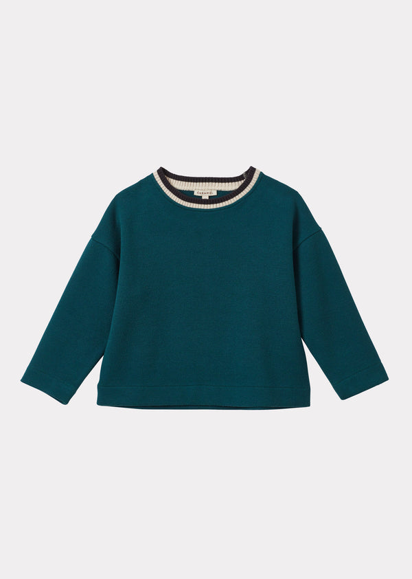 caramel CHILI SWEATSHIRT - MOSS