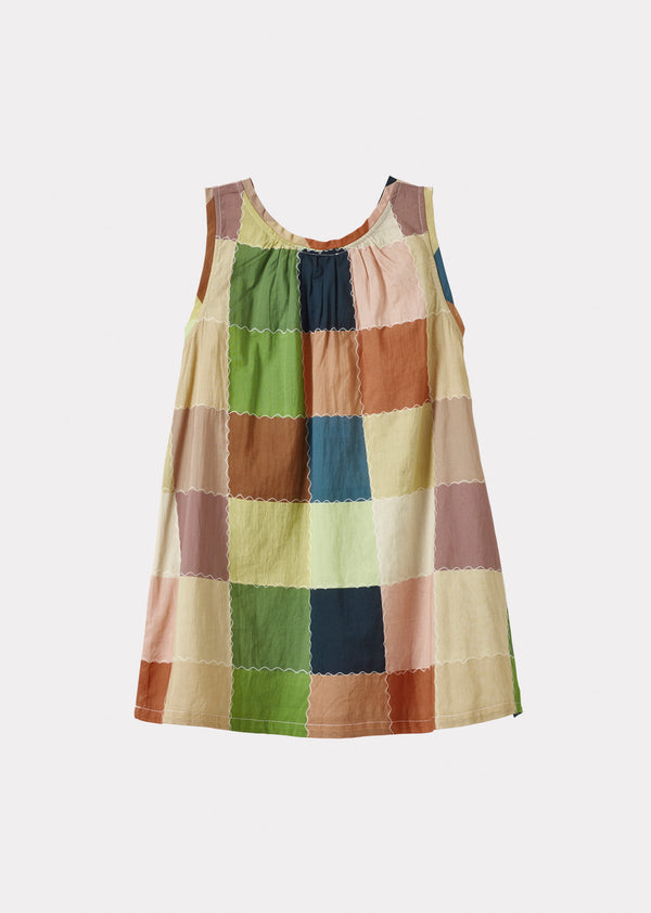 caramel CICELY DRESS - GREEN/MULTICOLOUR