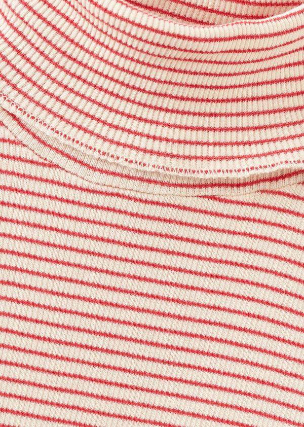 Caramel CLARO TURTLE NECK - REDCURRANT/CREAM
