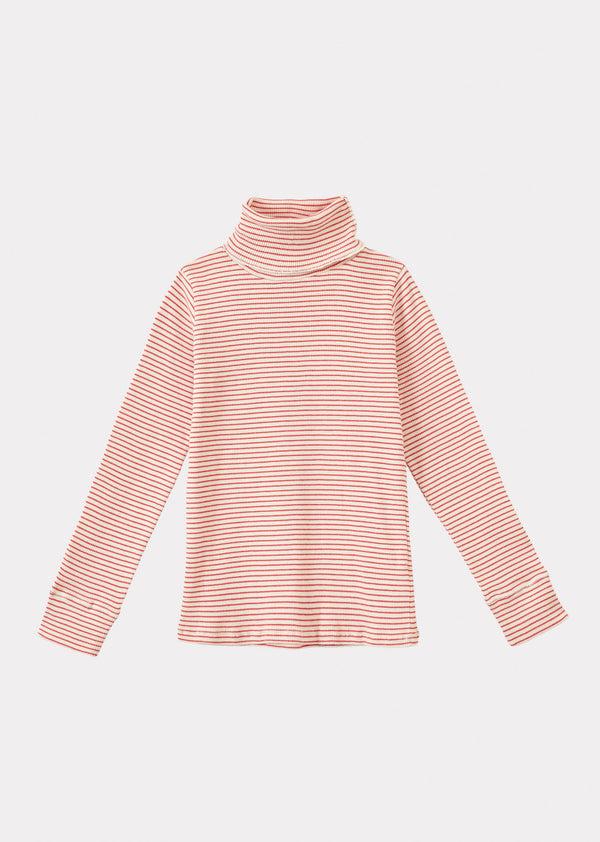 caramel CLARO TURTLE NECK - REDCURRANT/CREAM