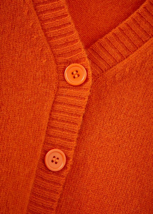 Caramel COPPER PARTY CARDIGAN - CLEMENTINE
