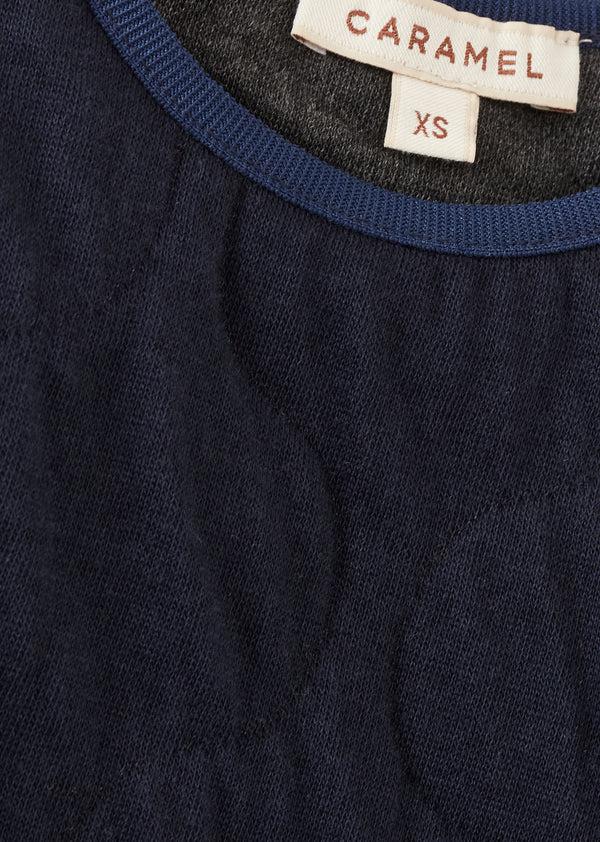 Caramel CRABAPPLE COTTON BABY SET - NAVY