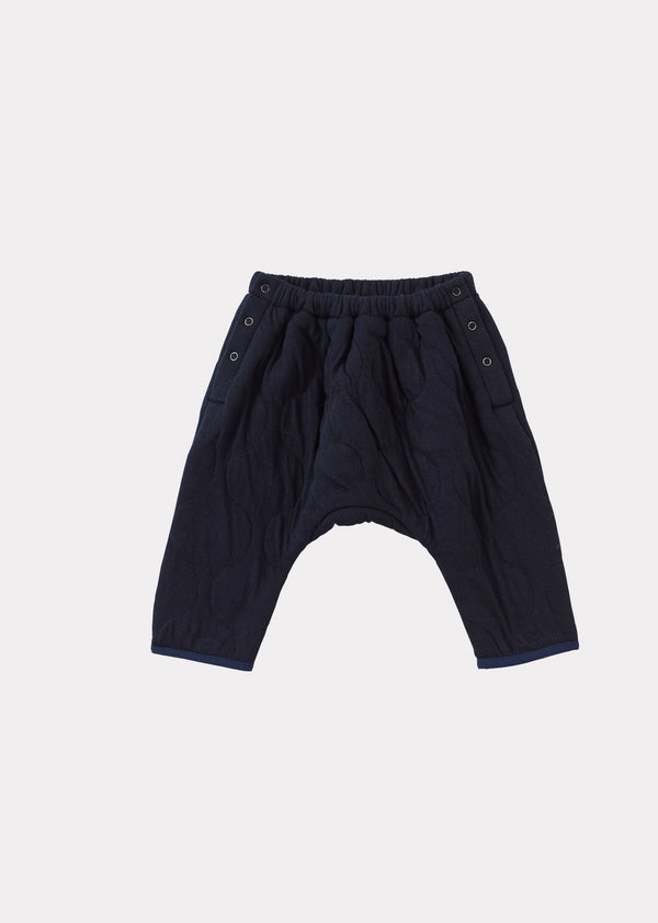 Caramel CRABAPPLE COTTON BABY SET - NAVY