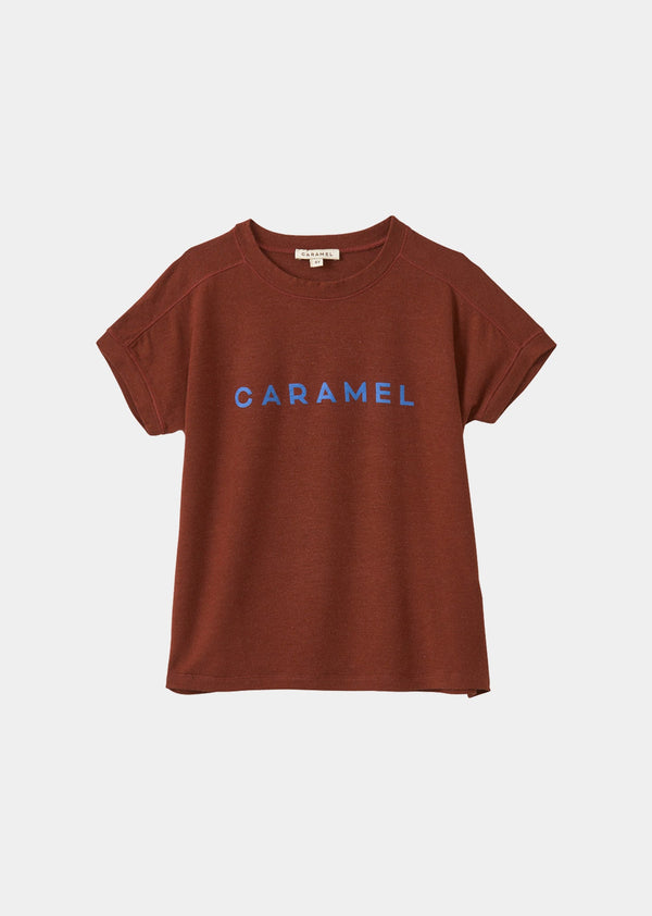Caramel CRESS CHILDREN'S T-SHIRT - BURGUNDY