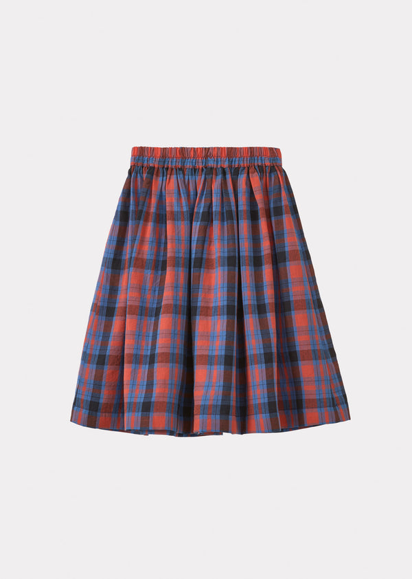 Caramel CUMIN SKIRT CHILD - RED/BLUE TARTAN