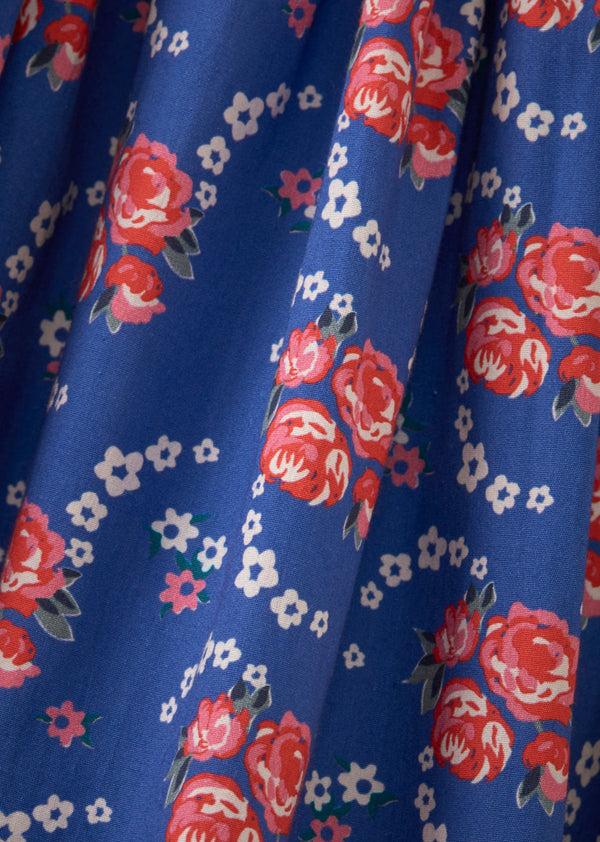 Caramel CUMIN SKIRT CHILD - ROSE POSY PRINT -BLUE