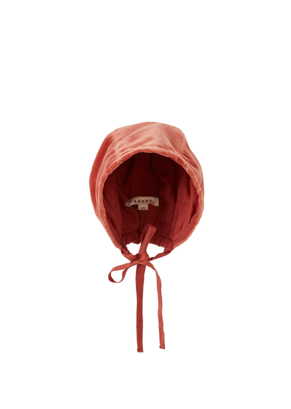 Caramel DANA BABY PARTY BONNET - SALMON