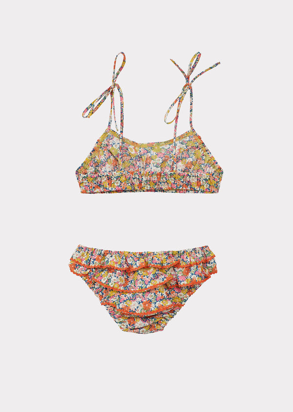 Caramel EGERIA GIRL'S COTTON BIKINI - LIBERTY PRINT