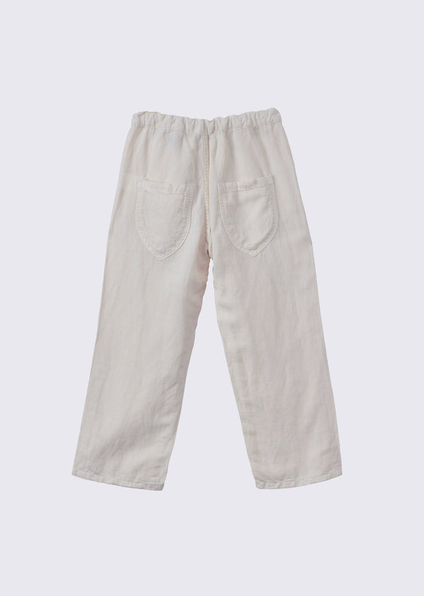 Caramel ERODIUM CHILDREN'S TROUSERS - ECRU