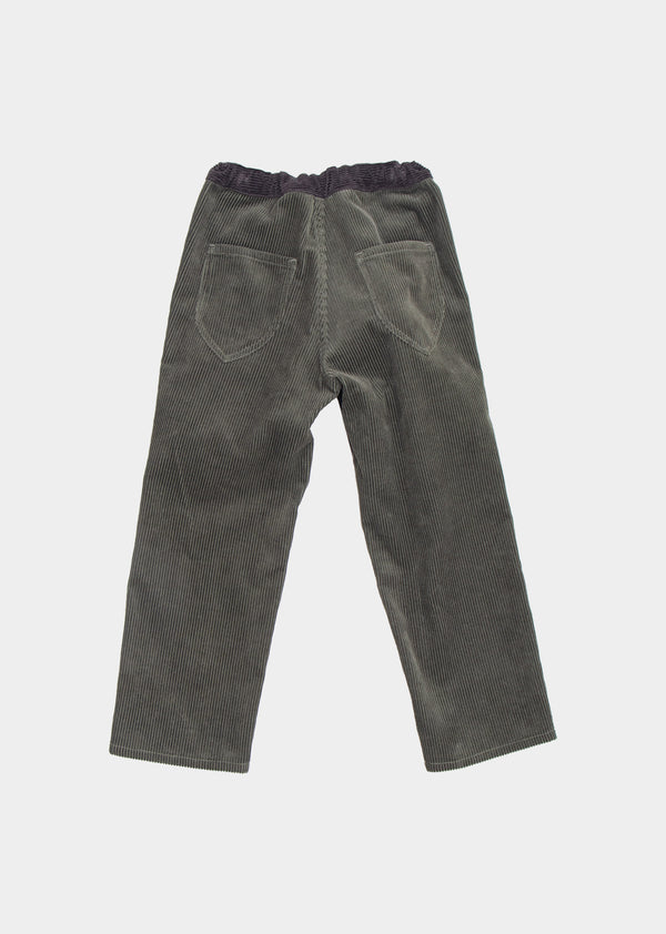 Caramel ERODIUM KIDS TROUSER - DARK CHOCOLATE/KHAKI
