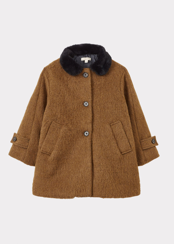 caramel EVEREST KIDS COAT - CAMEL