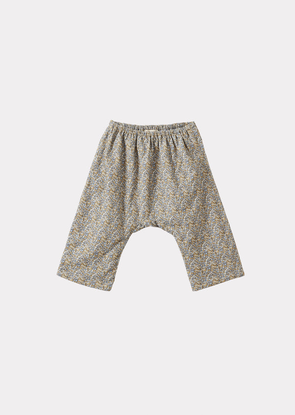 caramel FICUS BABY TROUSERS - LIBERTY PETAL FRILL
