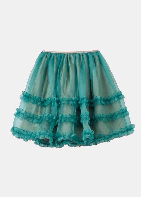 Caramel HALTON PARTY SKIRT - TEAL