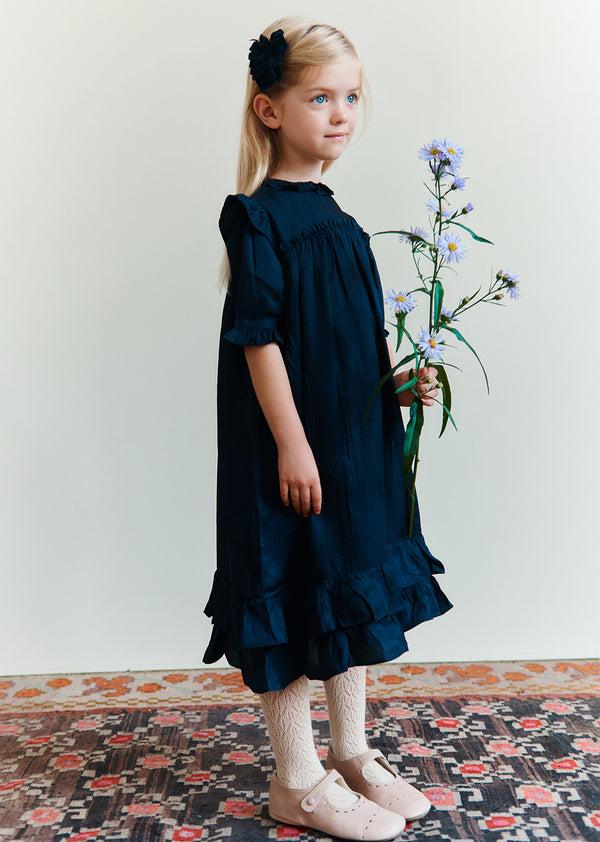 Caramel HELIOS PARTY DRESS - NAVY