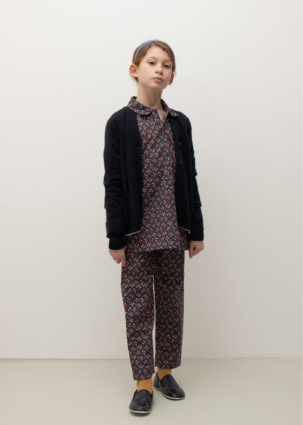 Caramel HOPE KIDS CARDIGAN - NAVY