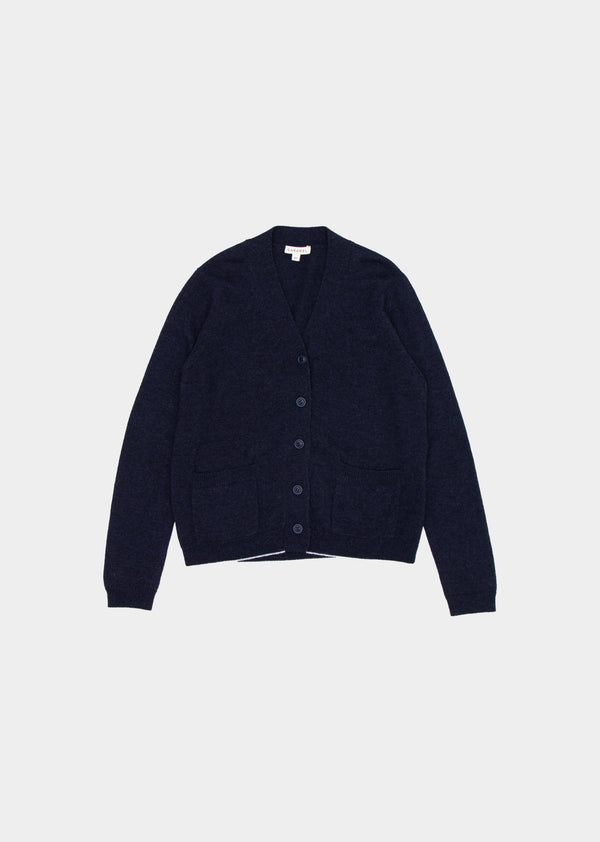 caramel HOPE KIDS CARDIGAN - NAVY