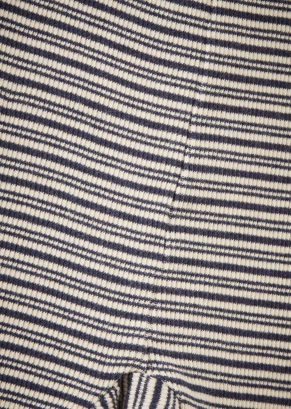 Caramel JUDD BABY COTTON LEGGINGS - GREY/ECRU STRIPE