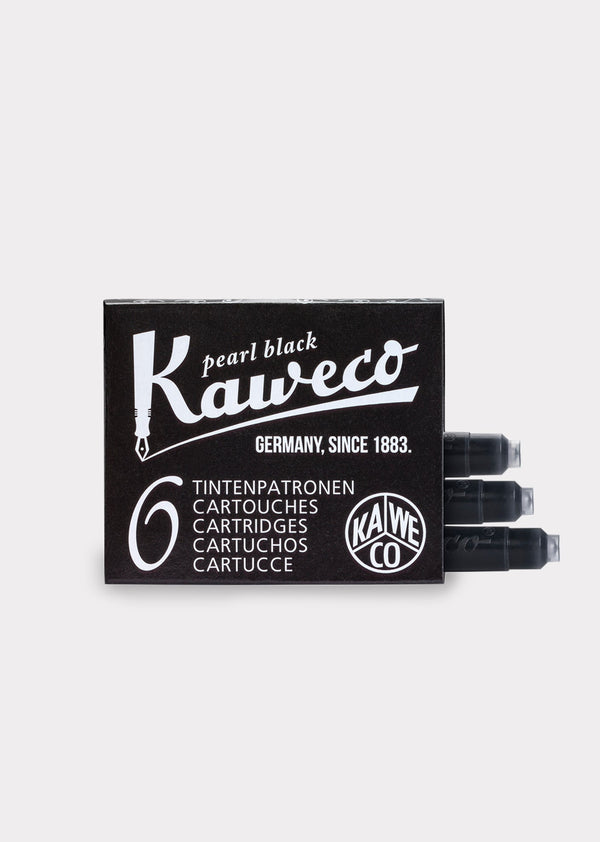 caramel KAWECO INK CARTRIDGES (SET OF 6) - BLACK