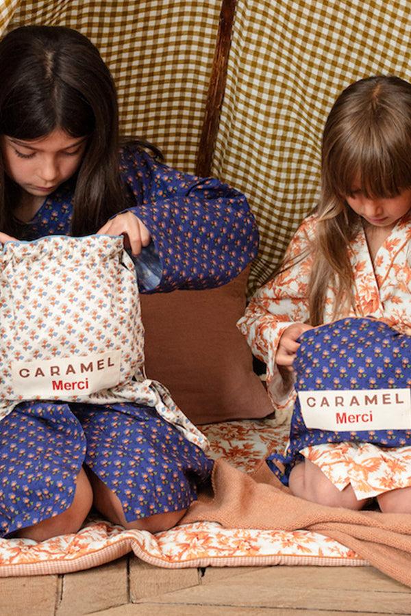 Caramel KIDS BACKPACK - NAVY POSY PRINT