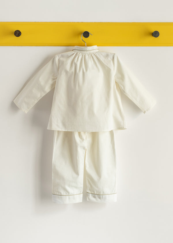 Caramel KIDS PYJAMA - BLANC DE MEUDON