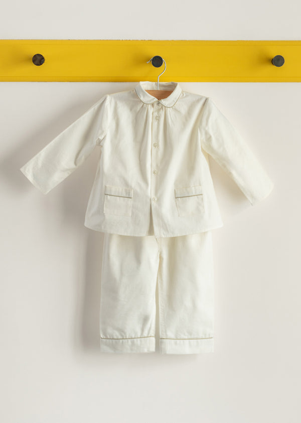 caramel KIDS PYJAMA - BLANC DE MEUDON