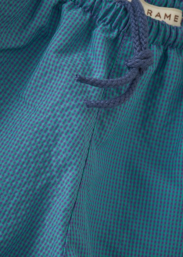 Caramel KOHLRABI SWIM SHORTS - AQUA/PURPLE