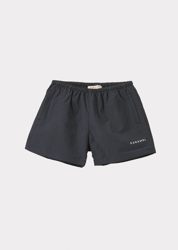 caramel KOHLRABI SWIM SHORTS - NAVY/BLACK