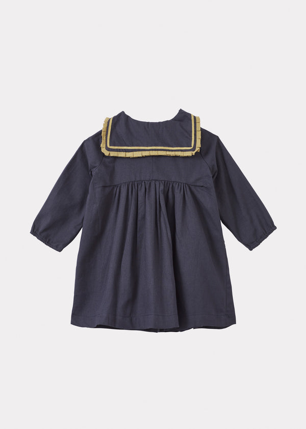 Caramel LAILA BABY DRESS - DARK NAVY