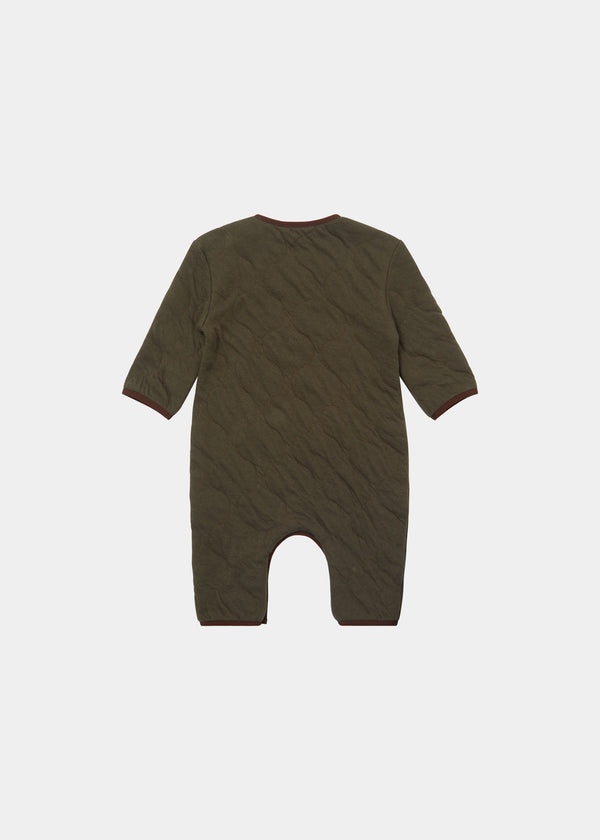 Caramel LARCH BABY ROMPER - KHAKI