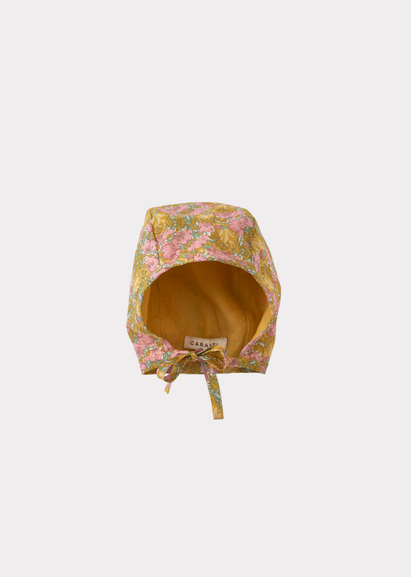 Caramel LAVENDULA BABY BONNET - PINK/YELLOW