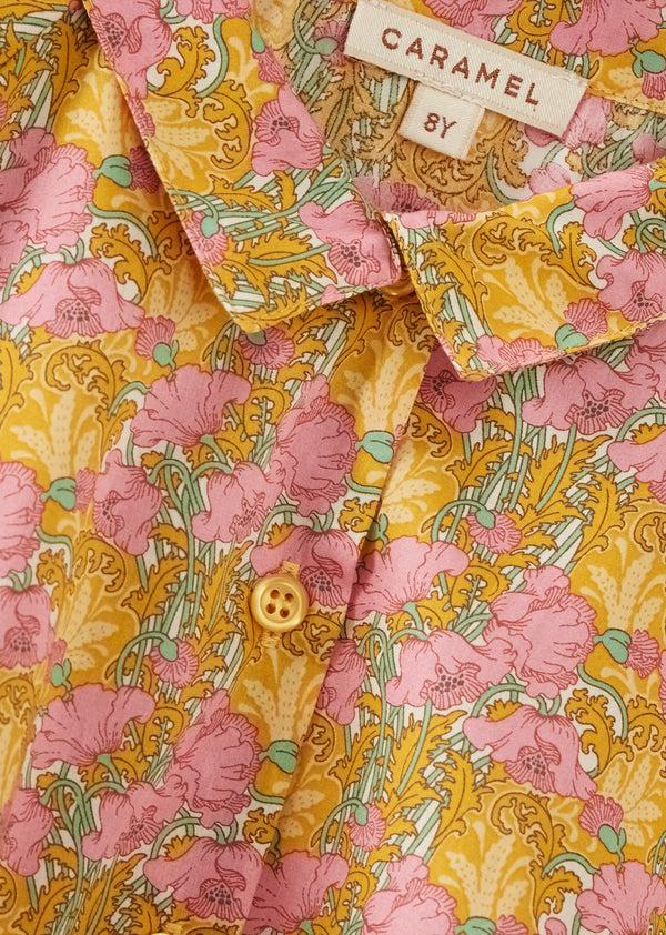 Caramel LEMON BALM TOP CHILD - PINK/YELLOW